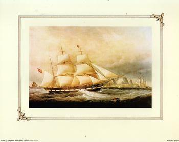 LIMITED STOCK - Sailing Clipper Ship - The Barque - Koh J Noor by William Huggins (1820-1884) Main Gallery William Huggins