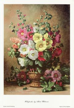 Hollyhocks by Albert Williams - 8