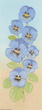 Blue Pansies B8 Main Gallery D Charlesworth