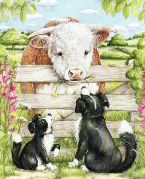 Farmyard Friends 1 - Dogs & Bull - 10