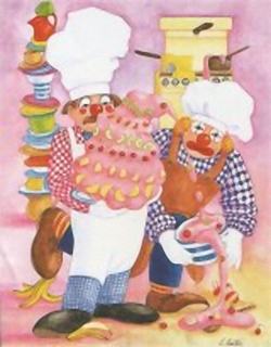 Kitchen Clowns K5 Main Gallery Linda Benton