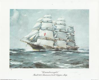 Dreadnought Ship - Built 1853 American Built Clipper Ship - 10