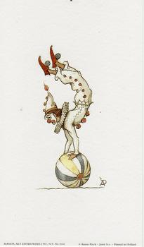 Pack of 5 Anton Pieck - The Clown JMO Anton Pieck