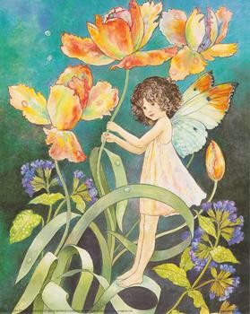 Flower Fairies - Standing on a Stem - **A Jacky Fenton Print ** B2446 ~~ 10