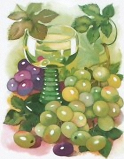 Wine and grapes B8 Main Gallery Cornelia Ellinger