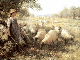 Shepherds Daughter . W K Blacklock