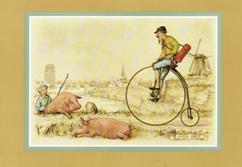 Pigs and the Penny Farthing F3 Main Gallery Anton Pieck