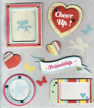 Cheer Up / Friendship 3D Sticker Collection . *