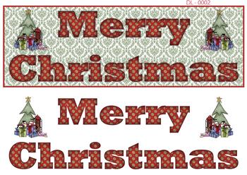 Merry Christmas DL Image - Perfect for Card Making . -Jacksons mail Order