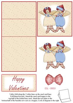 Dolly Love Valentines Easel Sheet W FANTASTIC OFFER!!!