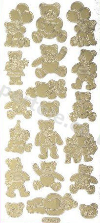 Teddy Bears   82 Peel Off Stickers Le Suh