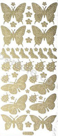 Various Butterflies   84 Peel Off Stickers Le Suh