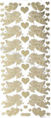 Hearts and Cupids   109 Peel Off Stickers Le Suh
