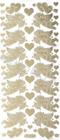 Hearts and Cupids   109 Peel Off Stickers Le Suh