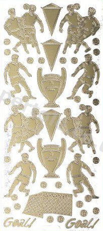 Football - Soccer   134 Peel Off Stickers Le Suh