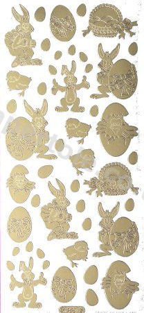 Easter - Rabbit - Bunny   217 Peel Off Stickers Le Suh