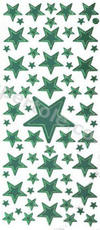 Christmas Stars   272 Peel Off Stickers Le Suh