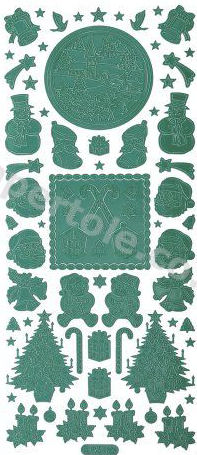 Christmas Various 2   293 Peel Off Stickers Le Suh