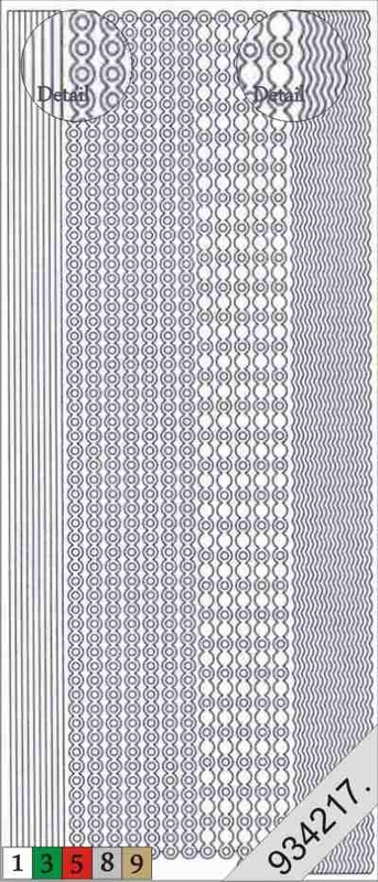 Borders 15   311- OUT OF STOCK Peel Off Stickers Le Suh