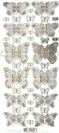 Butterflies   340 Peel Off Stickers Le Suh