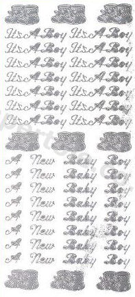 It?s a Boy - A New Baby Boy   367 Peel Off Stickers Le Suh