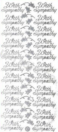 With Sympathy   370 - OUT OF STOCK Peel Off Stickers Le Suh