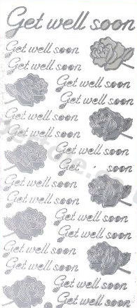 Get Well Soon   375 Peel Off Stickers Le Suh