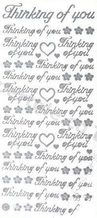 Thinking Of You   384 - OUT OF STOCK Peel Off Stickers Le Suh