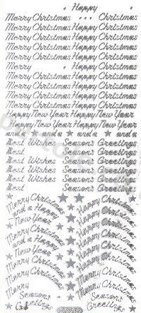 Merry Christmas - Happy Christmas   394 - OUT OF STOCK Peel Off Stickers Le Suh