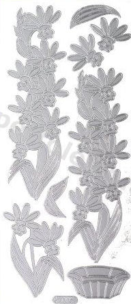 Flowers 1   403 Peel Off Stickers Le Suh