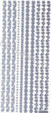 Christmas Borders 2   529 Peel Off Stickers 
