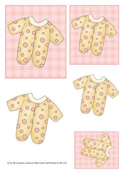 Girls Baby Grow for a Bundle of Fun - TOPPER SHEET . -Jacksons mail Order