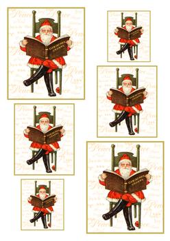 A4 Santa's Christmas Book - Pyramid Sheet 1 . *