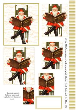 A4 Santa's Christmas Book - Pyramid Sheet 2 . *