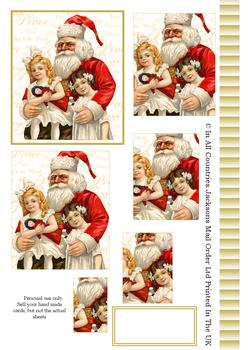 Sitting on Santa's Lap - Pyramid Sheet 2 . *