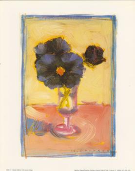 Purple Flowers in Wine Glass **Still Life Print** by Sarah Waldron - 10