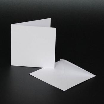 3x3 White Cards & Envelopes (10 Pack) . *