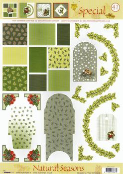 A4 Christmas Themes Special sheet No41 Pack of Ten . *