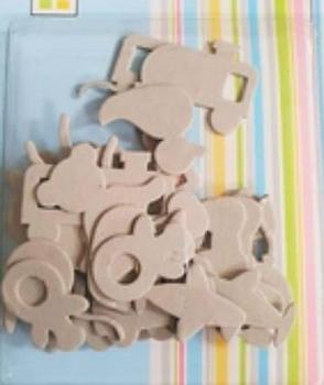 Chipboard Children Toys Shapes Die Cut Card Embellishments . 