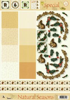 A4 Winter Themes Special sheet No26 Pack of Ten *