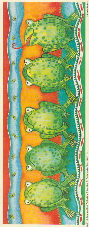 Animal Panel Print - Frog . Claire Maddicott