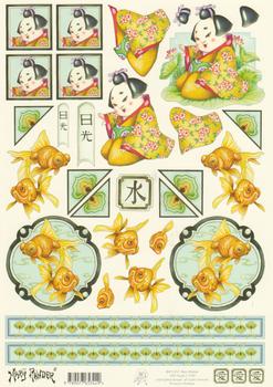 Mary Rahder - Oriental A4 120g Quality  Sheet . Mary Rahder