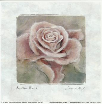 Romantic Rose 2 - by Laura De Angelo Print 7