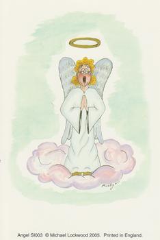 Card Topper 10cm x 15cm ANGEL PRINT by Michael Lockwood -