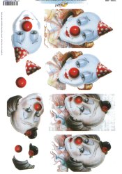 3d Easymake - Clowns       11055-069 3D Easymake Easy to follow instructions