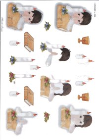 3d Easymake - A Childs Prayer  539 3D Easymake Easy to follow instructions