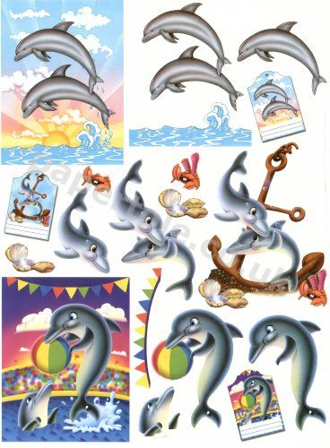3d Easymake - Dolphin Fun        11055-205 3D Easymake Easy to follow instructions