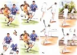 Tennis and Football     8215.177 3D Easymake Easy to follow instructions