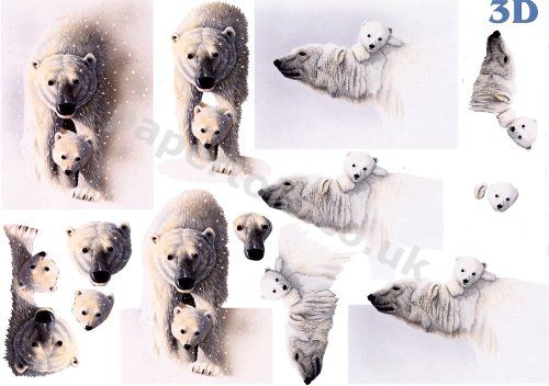 Polar Bears     4169595 3D Easymake Easy to follow instructions