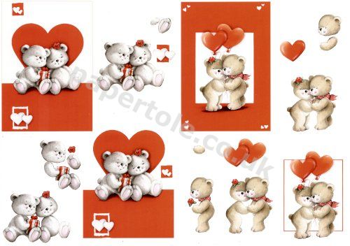 My Special Bear ***MAKES 2 CARDS*** 4169.653 3D Easymake Easy to follow instructions